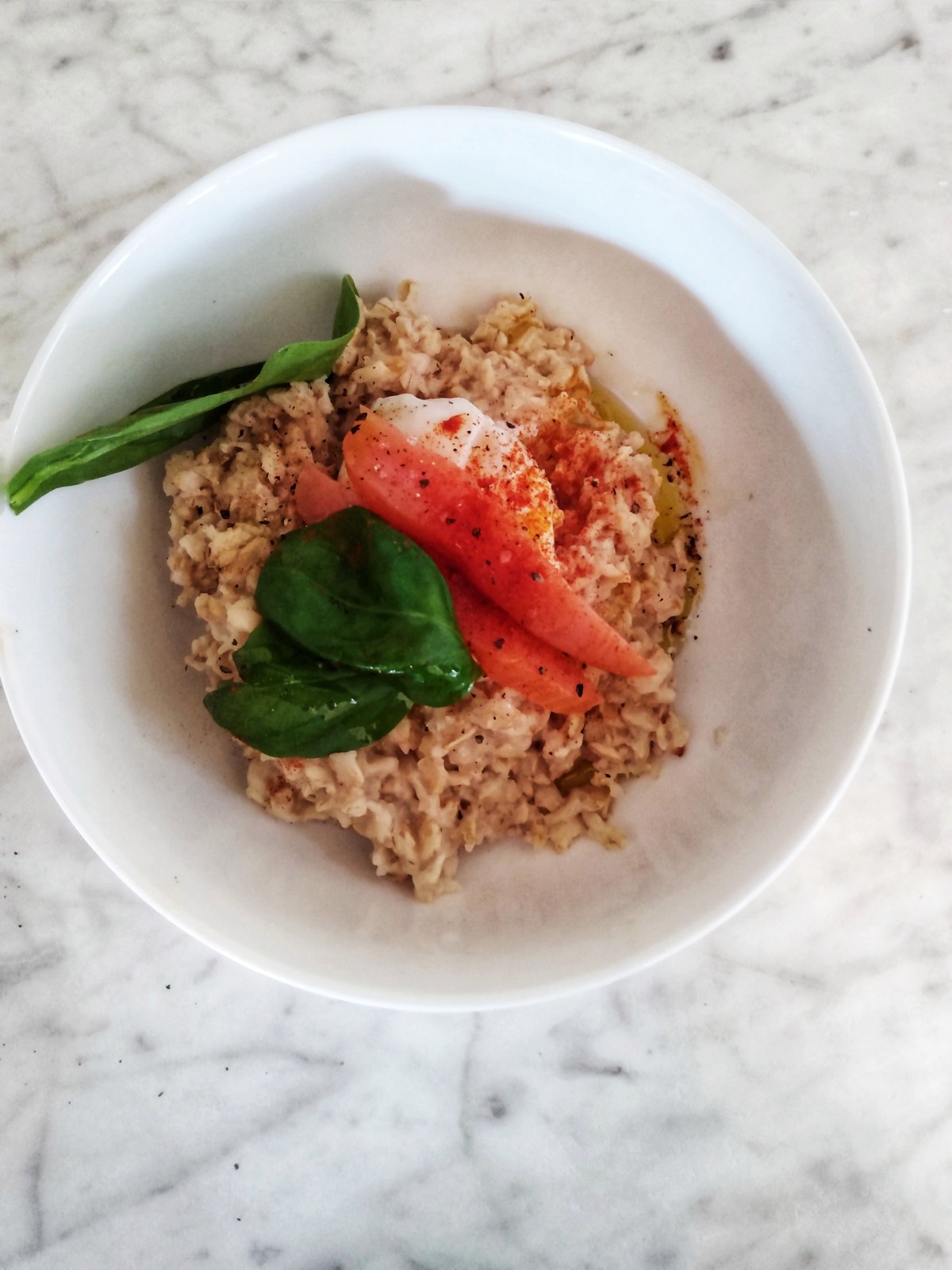 Savory Salmon and Egg&nbsp;Oatmeal